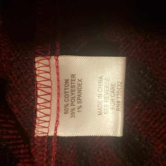 Modcloth  sweater skirt, navy with red polka dots. - Picture 7 of 11